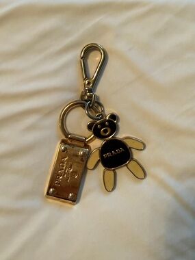 Prada Teddy Bear Keyring/Bag Charm